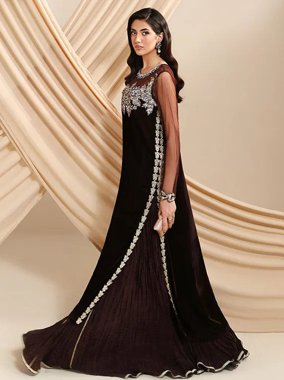 Lameur Luxury Handmade Velvet Collection 2025 By Alizeh (AF-VLT-2211-Aries)