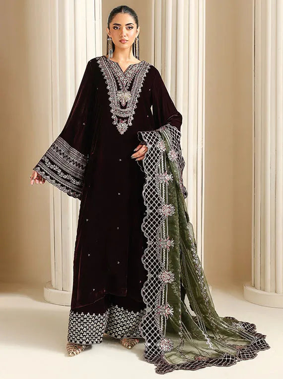 Lameur Luxury Handmade Velvet Collection 2025 By Alizeh (AF-VLT-2213-Vanya)