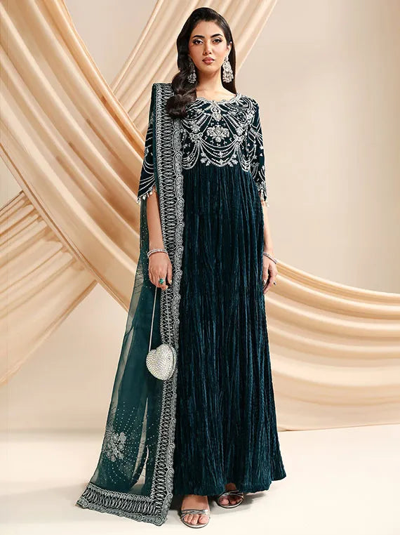 Lameur Luxury Handmade Velvet Collection 2025 By Alizeh (AF-VLT-2214-Mystique)