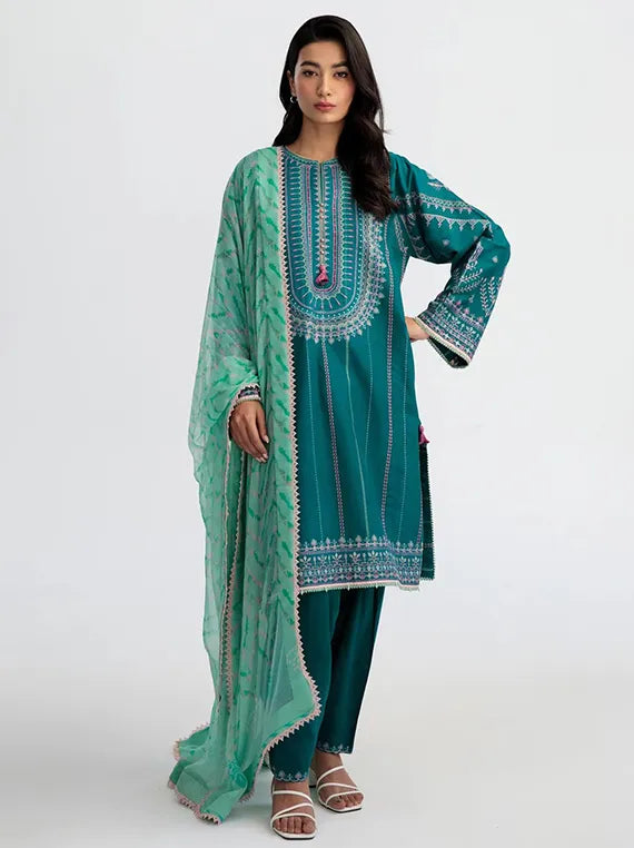 Lawn Reverie UnStitched Collection 2025 (D-04A)