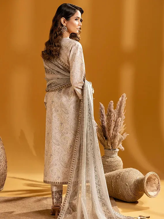 Lawn Reverie UnStitched Collection 2025 (D-09 Hira)