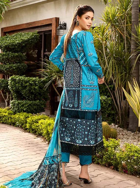 Lawn Reverie UnStitched Collection 2025 (D-2020 B)