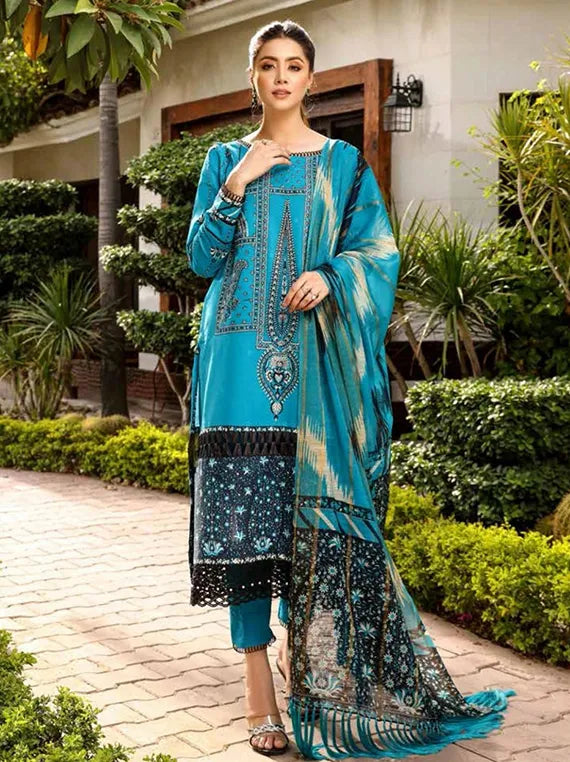 Lawn Reverie UnStitched Collection 2025 (D-2020 B)