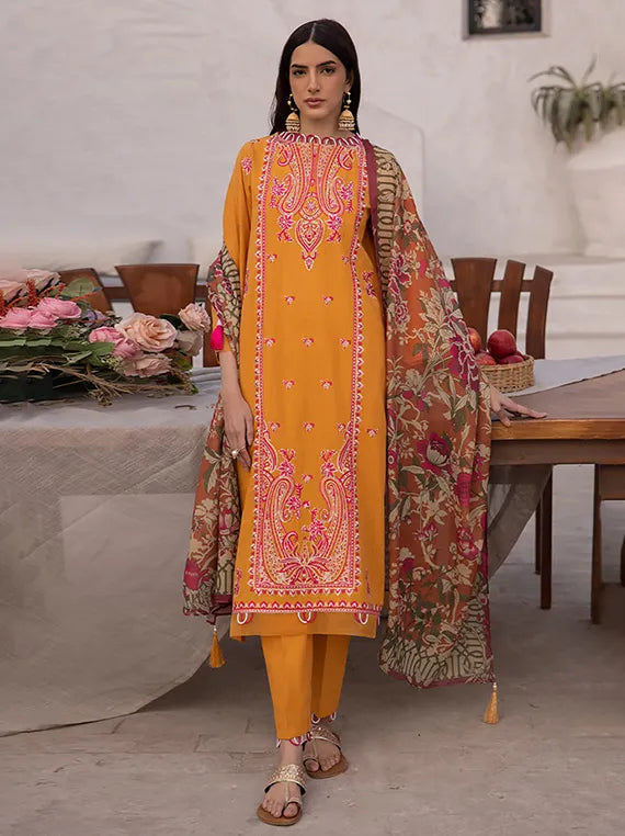 Lawn Reverie UnStitched Collection 2025 (WUS24E31142)