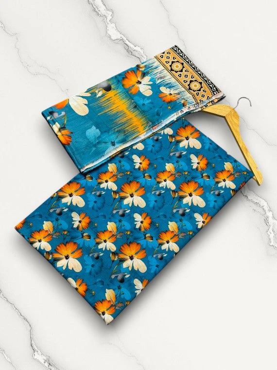 Leaflets Printed Lawn Edit 2026 Vol-RU01 (D-18)