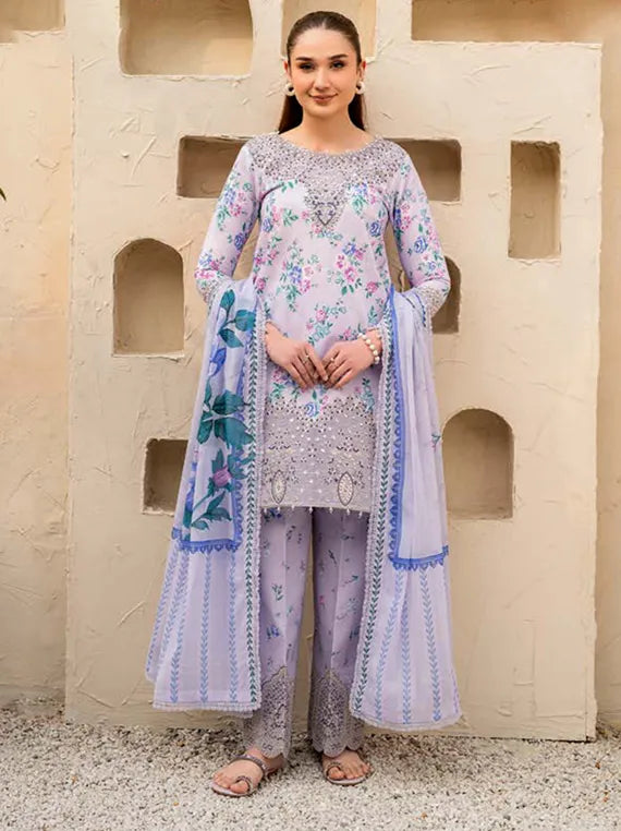 Leyana Lawn Collection 2025 by Alizeh (09-Flake)