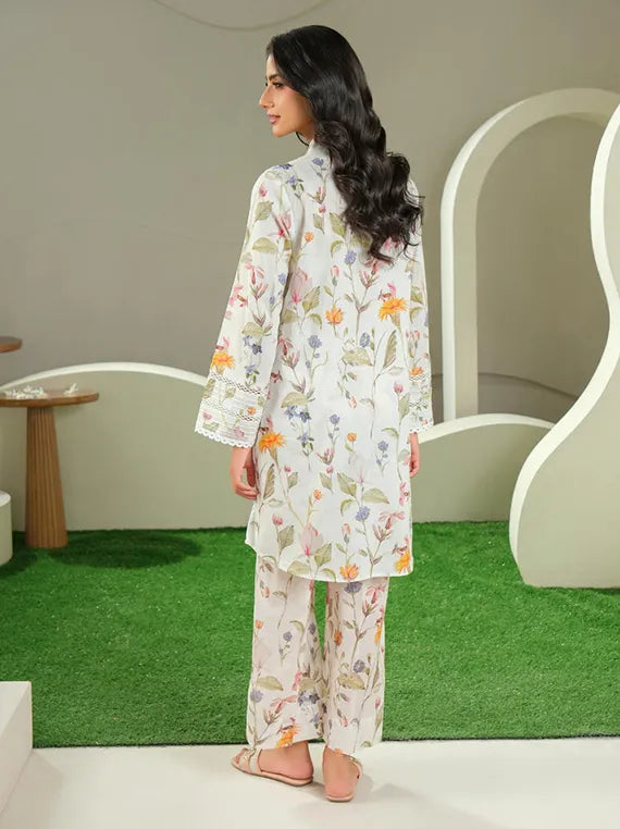 Lime Light Cambric Printed Collection 2025 (U4173 WHITE)