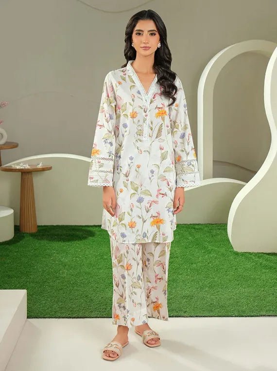 Lime Light Cambric Printed Collection 2025 (U4173 WHITE)