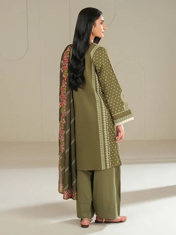 Lime Light Cambric Printed Collection 2025 (U4195 GREEN)