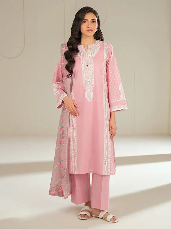 Lime Light Cambric Printed Collection 2025 (U4195 PINK)