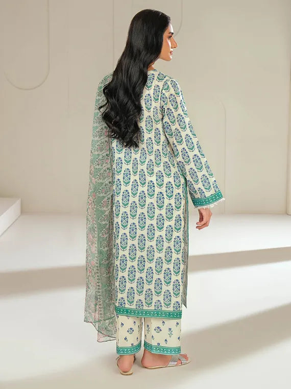 Lime Light Cambric Printed Collection 2025 (U4222 OFF WHITE)