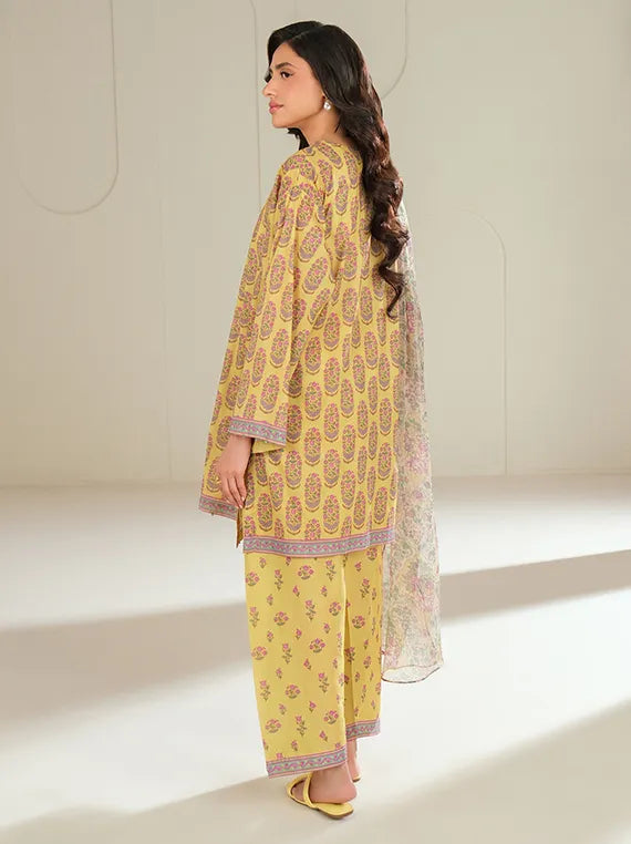 Lime Light Cambric Printed Collection 2025 (U4222 YELLOW)