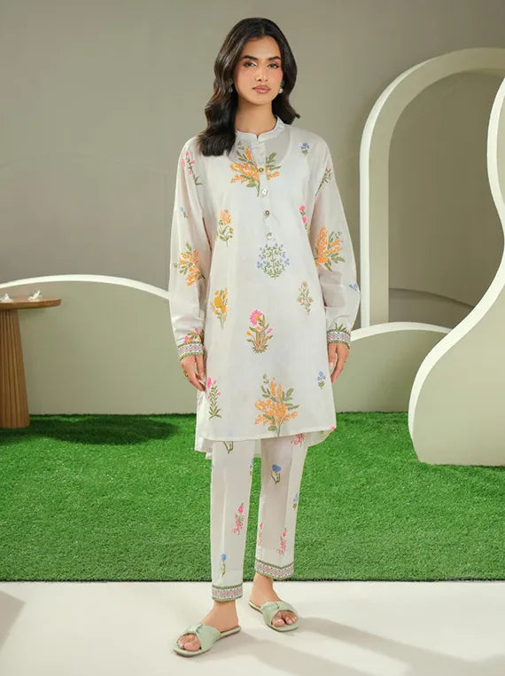 Lime Light Cambric Printed Collection 2025 (U4381 OFF WHITE)