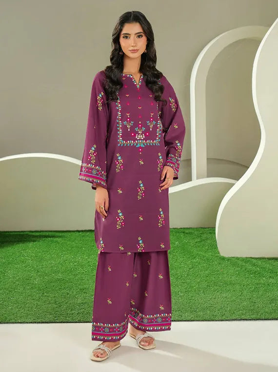 Lime Light Cambric Printed Collection 2025 (U4383 PLUM)