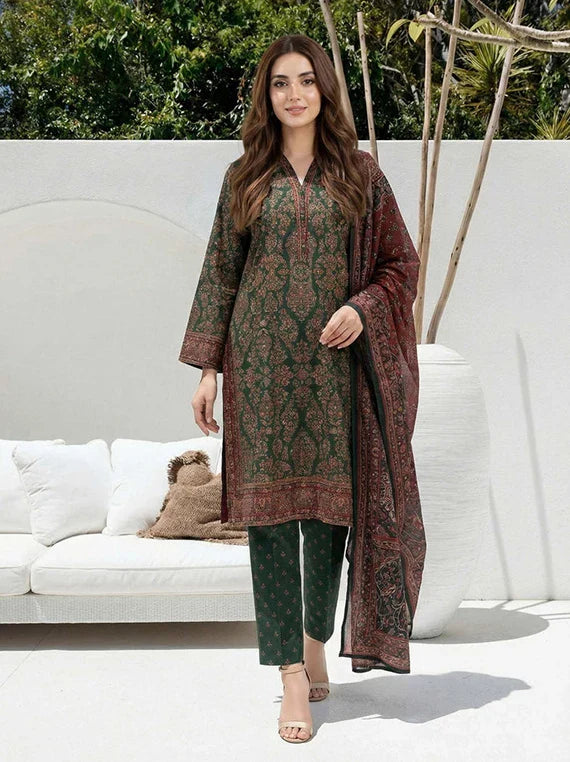 Limelight Printed Summer Lawn Collection 2026 (U4963 Green)