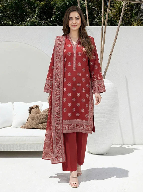 Limelight Printed Summer Lawn Collection 2026 (u4728 Rust)