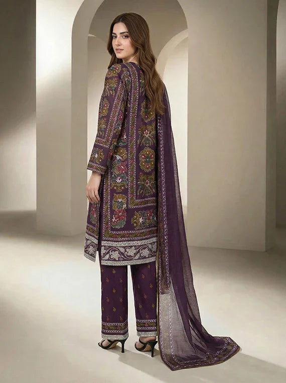 Limelight Printed Summer Lawn Collection 2026 (u4829 Purple)