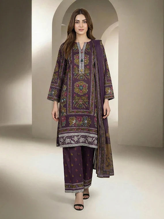 Limelight Printed Summer Lawn Collection 2026 (u4829 Purple)