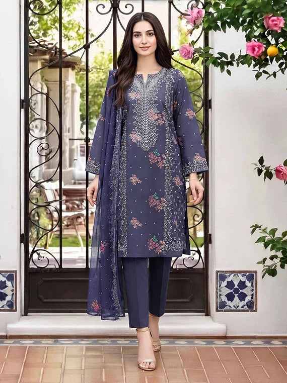 Limelight Unstitched Printed Summer Collection 2026 Vol-04 (U4838SU-3PC-143)