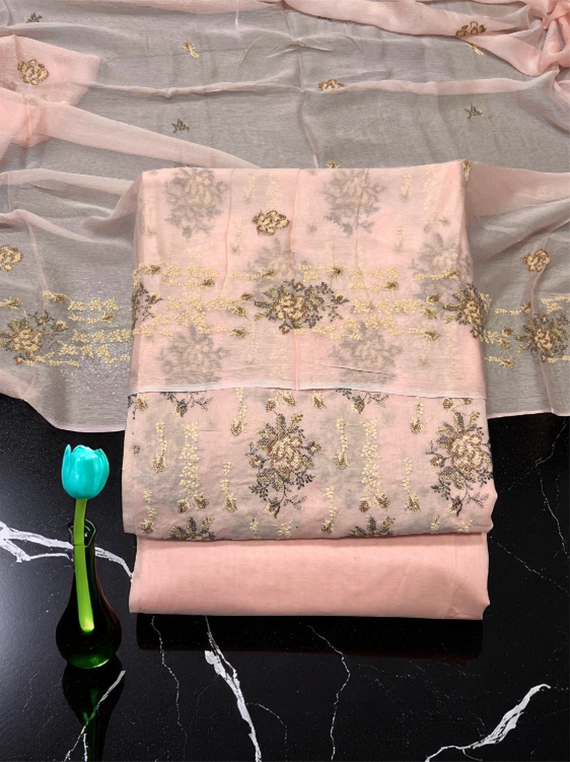 Lush Blossom Fully Embroidered Lawn Edit25 Vol-25DD06 (25DD06-01)