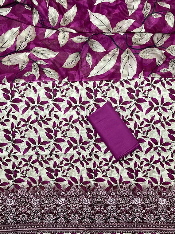 Luxe Bloom 2025 Digital Printed Lawn Elegance (CG18-01)