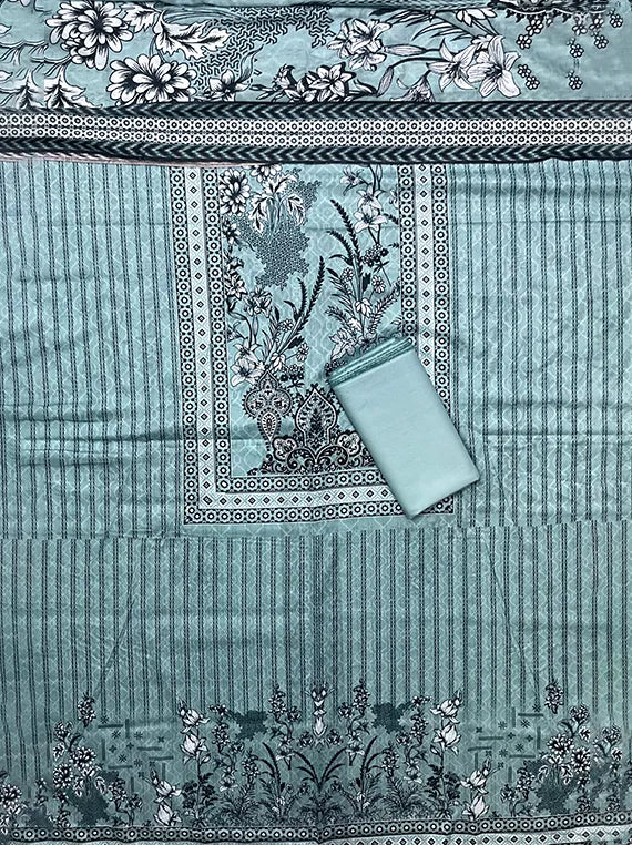 Luxe Bloom 2025 Digital Printed Lawn Elegance (CG18-02)