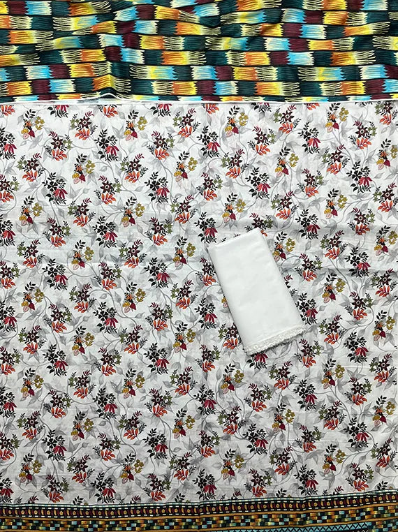 Luxe Bloom 2025 Digital Printed Lawn Elegance (CG18-03)