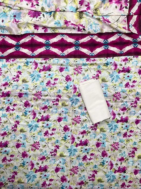 Luxe Bloom 2025 Digital Printed Lawn Elegance (CG18-06)