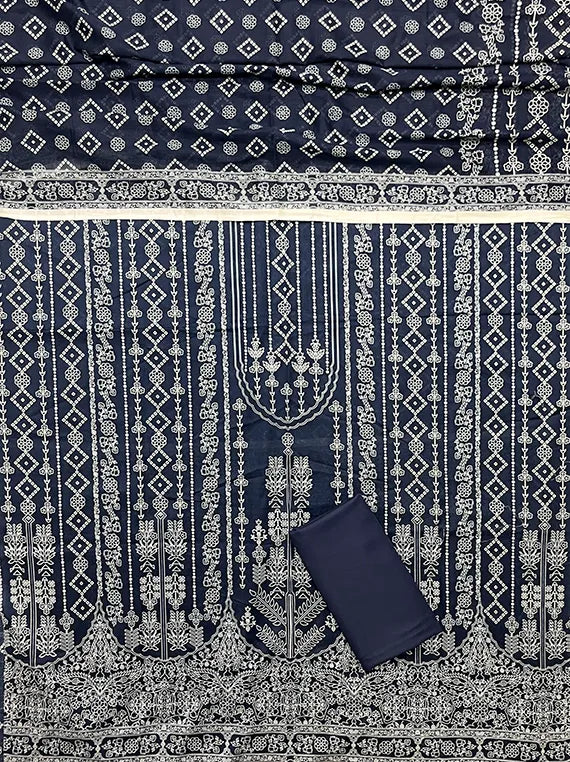 Luxe Bloom 2025 Digital Printed Lawn Elegance (CG18-09)