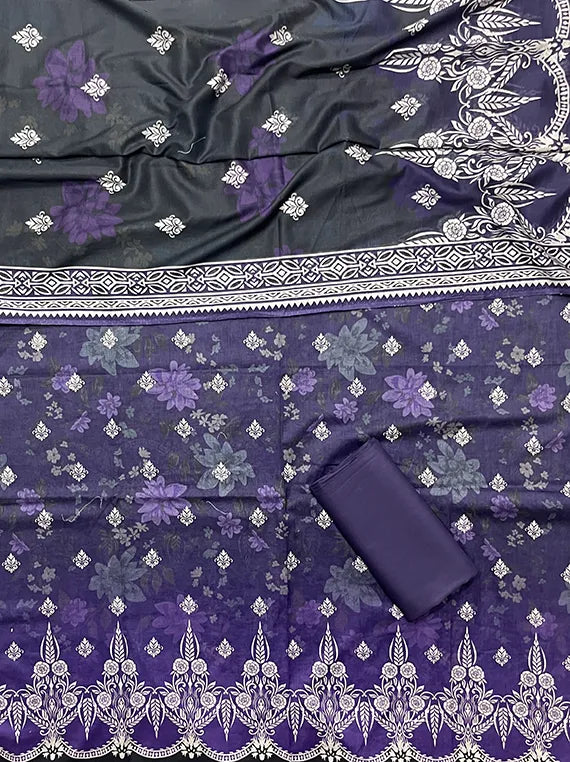 Luxe Bloom 2025 Digital Printed Lawn Elegance (CG18-10)