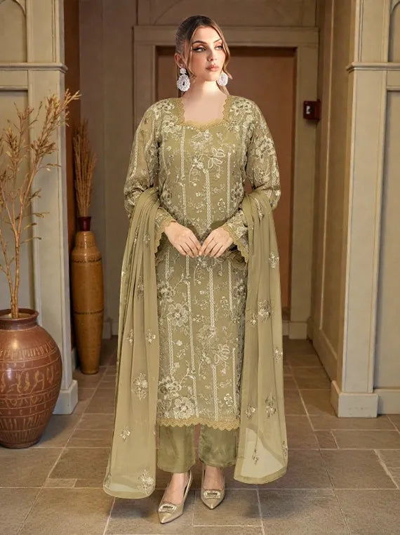 Luxe Chiffon Elegance Collection 2026 Vol-W524 (D-04)