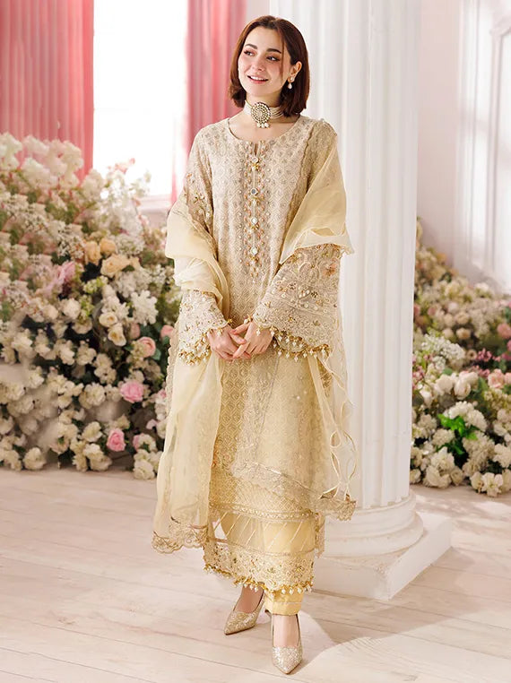 Luxe Festive Embroidered Chiffon Collection 2026 (DJ5-06)
