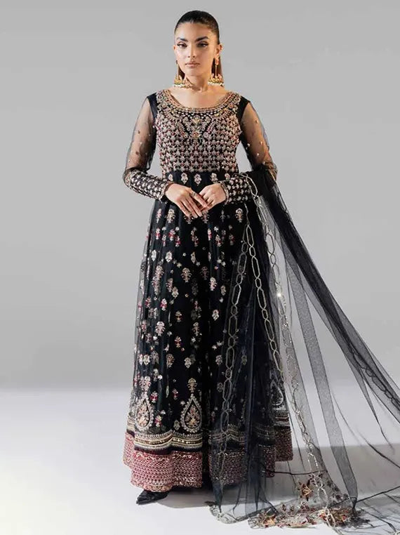 Luxe Festive Embroidered Chiffon Collection 2026 (FS-40028 Bennu)