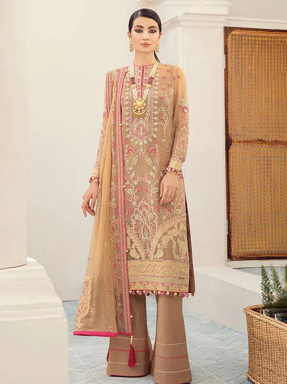 Luxe Festive Embroidered Chiffon Collection 2026 (GL21C 03 Falak)