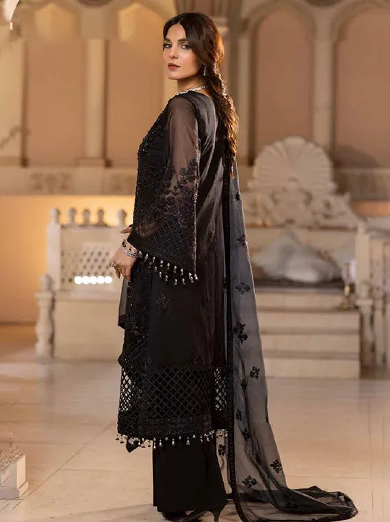 Luxe Festive Embroidered Chiffon Collection 2026 (LCZ-308)