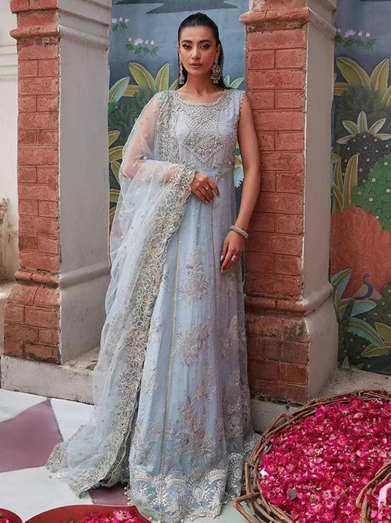 Luxe Festive Embroidered Chiffon Collection 2026 (MCH-10 Izhar)