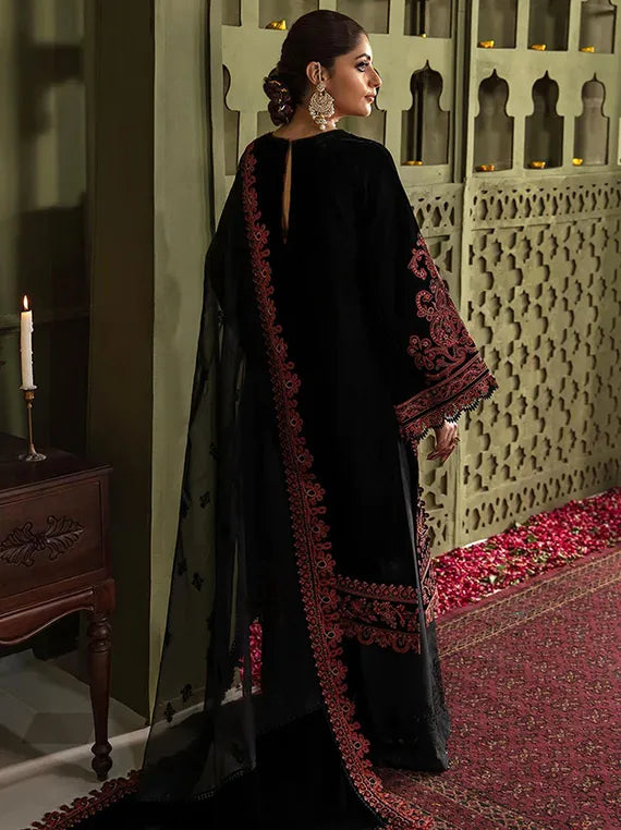 Luxe Festive Embroidered Chiffon Collection 2026 (UF-D468)