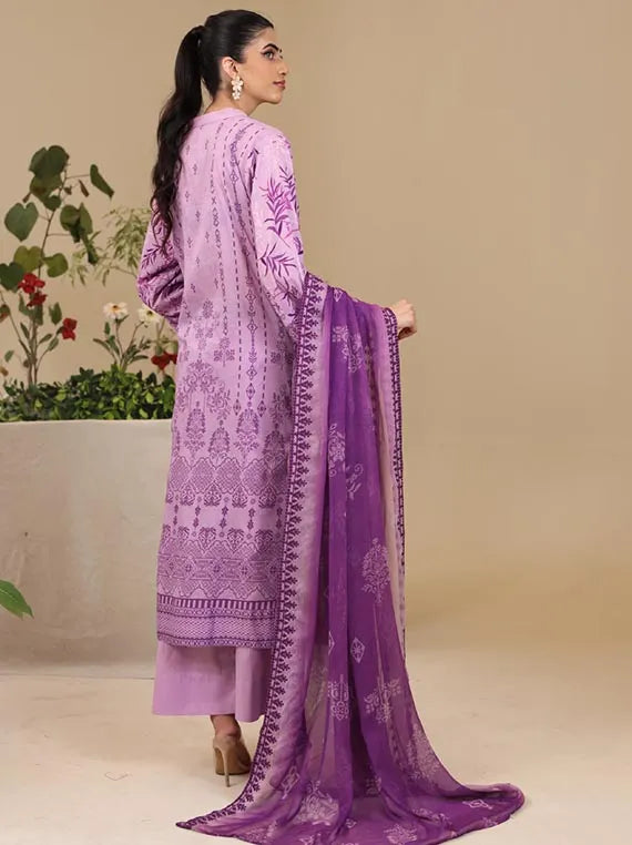 Luxor Embroidery Lawn Collection 2025 By Rashid Textile (D-9123)