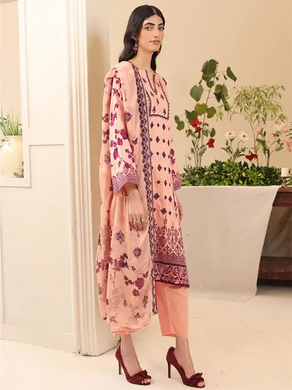 Luxor Embroidery Lawn Collection 2025 By Rashid Textile (D-9127)