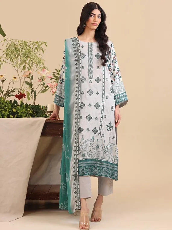 Luxor Embroidery Lawn Collection 2025 By Rashid Textile (D-9130)