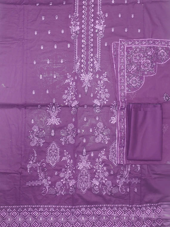 Luxury Embroidered Lawn By UmarPoshak Edit26 Vol-26DE14 (D-01)