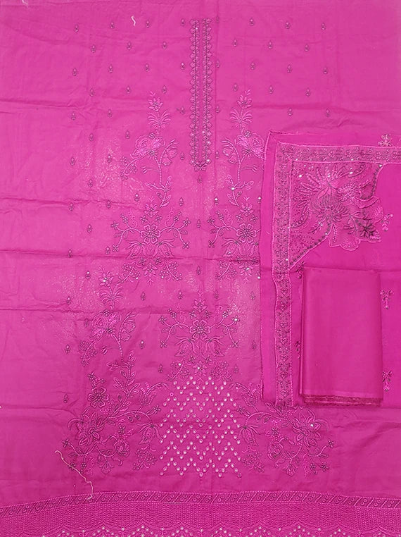 Luxury Embroidered Lawn By UmarPoshak Edit26 Vol-26DE14 (D-04)