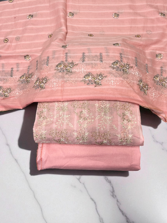 Luxury Embroidery Tila Work Lawn Edit 2025 Vol-25DD12 (25DD12-03)