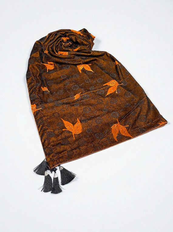 Luxury Plachi Velvet Stone Work Shawl Edit 2025 (25DS34-01)