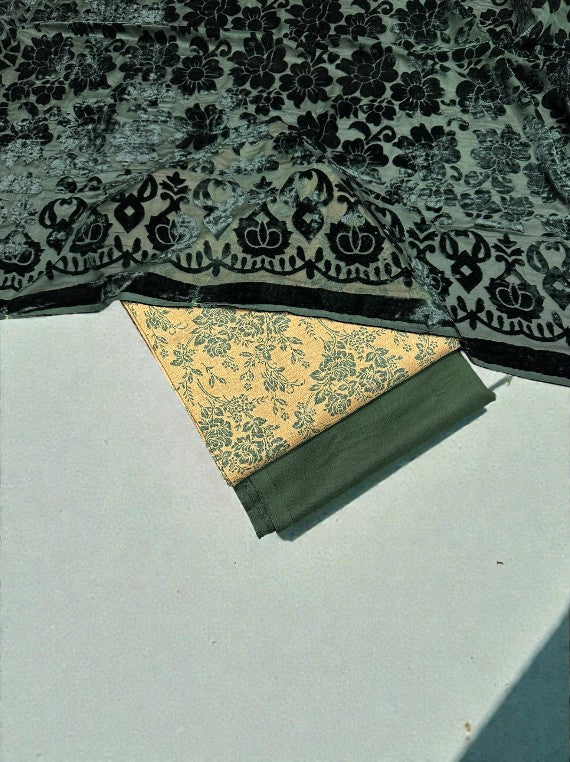 Luxury Printed Marina & Velvet Shawl Edit 2025 (25DS31-04)