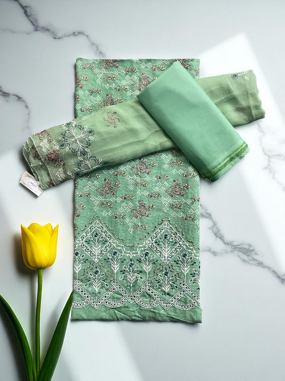 Luxury Tila Work Embroidered Lawn Edit25 (25DD15-01)