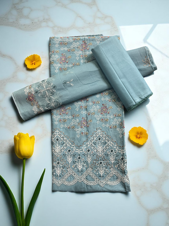 Luxury Tila Work Embroidered Lawn Edit25 (25DD15-03)