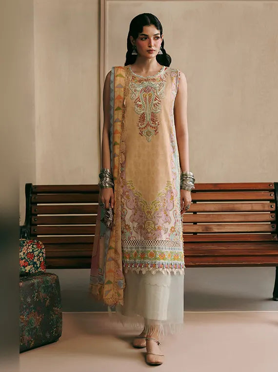 M.Basics AGLA Station by Maria.B Unstitched Khaddar Winter'26 (01B)
