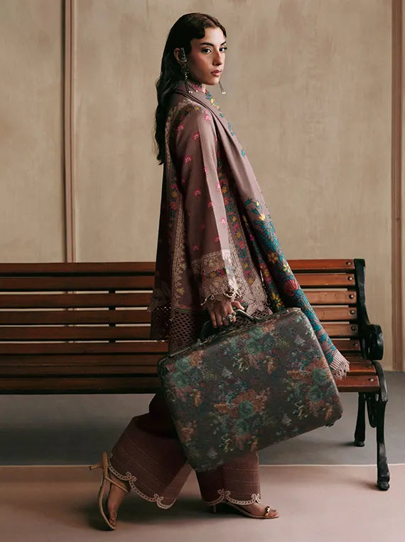 M.Basics AGLA Station by Maria.B Unstitched Khaddar Winter'26 (03A)