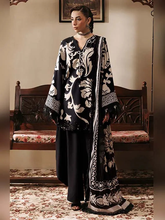 M.Basics AGLA Station by Maria.B Unstitched Khaddar Winter'26 (04B)